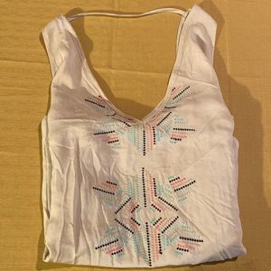 Love Stitch cold shoulder boho top size L